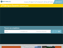 Tablet Screenshot of portparallele.com